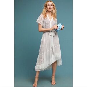 Anthropologie Byron Lars Katalina White
Midi Dress